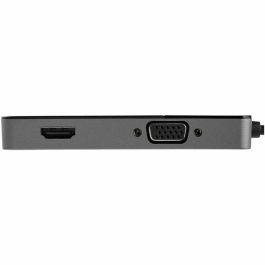 Adaptador USB a VGA/HDMI Startech USB32HDVGA Negro 4K Ultra HD