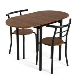 Mesa Basicos DKD Home Decor Negro Marron 55 x 78 x 121 cm Set de 5