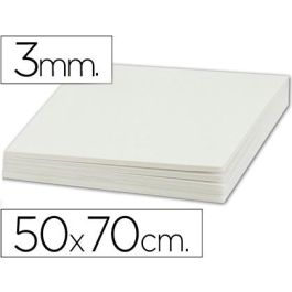 Carton Pluma Liderpapel Blanco Doble Cara 50x70 cm Espesor 3 mm 10 unidades