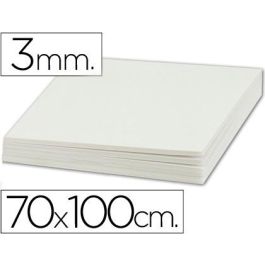 Carton Pluma Liderpapel Blanco Doble Cara 70x100 cm Espesor 3 mm 10 unidades