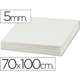 Carton Pluma Liderpapel Blanco Doble Cara 70x100 cm Espesor 5 mm 10 unidades