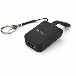 Adaptador USB C a HDMI Startech CDP2HDFC Negro 4K Ultra HD