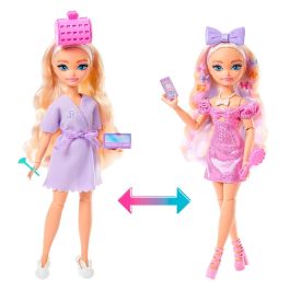 Barbie Jgg38 Muñeca 'Malibu' Dream Besties Peluquería con Accesorios de Estilismo y Maquillaje (incluye tiza para el pelo)