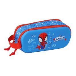 Bolso Escolar Portatodo Safta Doble 3D Mochilas 3D Spidey 80x210x60 mm