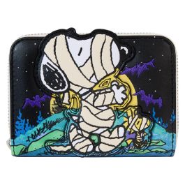 Loungefly Cartera/Billetera Snoopy Mummy Piel Vegana con Cremallera, Detalles Bordados/Relieve, 4 Ranuras Tarjetas, 12.5x10cm Precio: 35.58999983. SKU: B1JX6WQ8QL