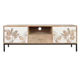 Mueble de TV DKD Home Decor Metal Madera de mango (140 x 40 x 50 cm)