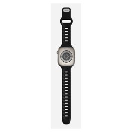Nomad Tempo Band - Correa de Caucho para Apple Watch Series 7/8/SE y más, 45mm / 46mm, Negro