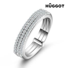 Anillo de Plata Esterlina 925 con Zirconitas Three Hûggot Precio: 8.49999953. SKU: B13BEVFNSP