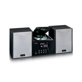 Lenco MC-250 Minicadena de Música Doméstica Negra 24W con Radio DAB+/FM, Bluetooth 5.0 y USB, Pantalla TFT