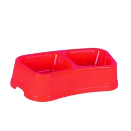Comedero Doble Mediano 33x18x7.5 cm para Mascotas - Dem (24 Unidades) Precio: 22.49999961. SKU: S2211920