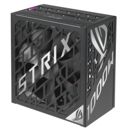 ASUS ROG STRIX-1000P-GAMING Fuente de Alimentación 1000W 80 PLUS Platinum, Semi-Pasiva, 20+4 pin ATX, Negro, Plata - 90YE00W1-B0NA00