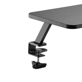 Ewent EW1546 Soporte Elevador de Monitor para Escritorio con Abrazadera, hasta 34" (86,4 cm), 20 kg, 65x26 cm, Negro