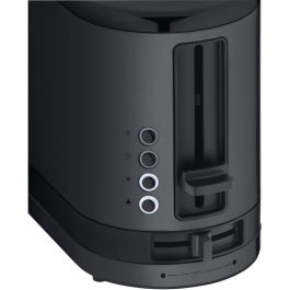 WMF 0414120071 Tostador de ranura larga KITCHENminis 900W Negro con 7 niveles, funciones de descongelar y recalentar