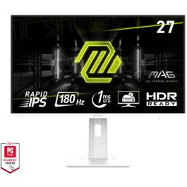 MSI MAG 274PFWDE Monitor Gaming 27 Pulgadas, FullHD 180Hz Rapid IPS, HDR, Adaptive-Sync, Blanco Precio: 147.8899994. SKU: B15BJRKPY9