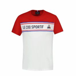 Camiseta de Manga Corta Niño Le coq sportif N°2 Tricolore Blanco