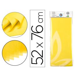 Papel Seda Liderpapel 52x76 cm 18 gr-M2 Bolsa De 5 Hojas Amarillo Precio: 1.49999949. SKU: B169Y9FRS6