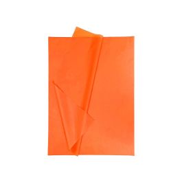 Papel Seda Liderpapel 52x76 cm 18 gr-M2 Bolsa De 5 Hojas Naranja