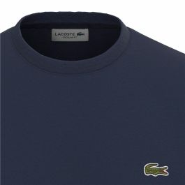 Camiseta de Manga Corta Hombre Lacoste Algodón Azul oscuro