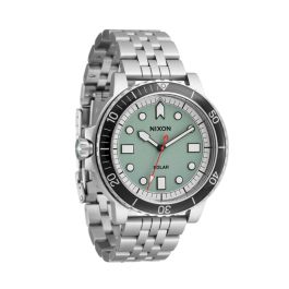 Reloj Hombre Nixon A1402-5235 Verde Plateado