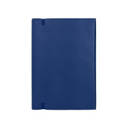 Libreta Liderpapel Simil Piel A5 120 Hojas 70 gr-M2 Cuadro 4 mm Sin Margen Azul