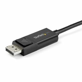 Adaptador USB C a DisplayPort Startech CDP2DP142MBD (2 m) Negro
