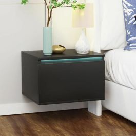 Led Bedside - Decoración negra - L 48 x D 40 x H 30 cm - flujo