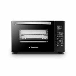 CONTINENTAL EDISON CEMF38DIG - Mini horno eléctrico 38L negro - 1600W - Asador, Circulación natural