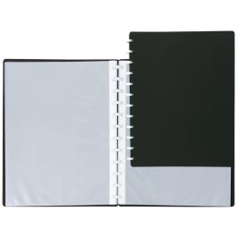 Carpeta Liderpapel Din A4 Con 20 Fundas Intercambiables Color Negro