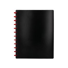 Carpeta Liderpapel Din A4 Con 20 Fundas Intercambiables Color Negro