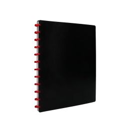 Carpeta Liderpapel Din A4 Con 20 Fundas Intercambiables Color Negro