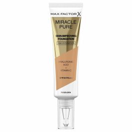 Base de Maquillaje Fluida Max Factor Miracle Pure 75-golden SPF 30 (30 ml) Precio: 8.94999974. SKU: S0598761