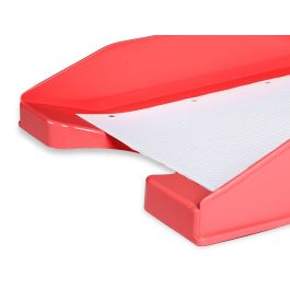 Bandeja Sobremesa Plastico Q-Connect Rojo Opaco 240x70X340 mm 6 unidades