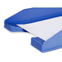 Bandeja Sobremesa Plastico Q-Connect Azul Opaco 240x70X340 mm 6 unidades