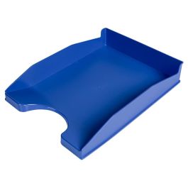 Bandeja Sobremesa Plastico Q-Connect Azul Opaco 240x70X340 mm 6 unidades