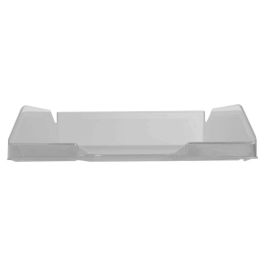 Bandeja Sobremesa Plastico Q-Connect Gris Oscuro Transparente 240x70X340 mm 6 unidades