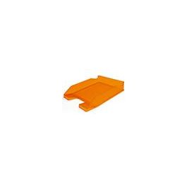 Bandeja Sobremesa Plastico Q-Connect Naranja Transparente240x70X340 mm 6 unidades