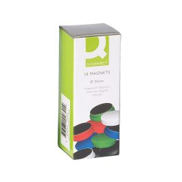 Iman Para Sujecion Q-Connect Ideal Para Pizarras Magneticas25 mm Colores Surtidos Caja De 10 Unidades Precio: 2.50000036. SKU: B17743QQYL