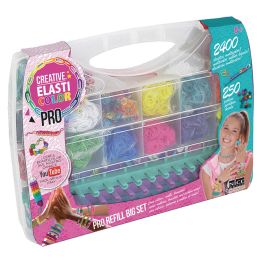 Elasticolor Maletín Pro Travel Mega Set para Crear Pulseras y Collares, 2400 Elásticos y 250 Cuentas de Colores, +8 años Precio: 18.392. SKU: B16SW8HJTD