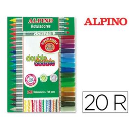 Alpino Rotuladores Double Doble Punta Fina-Gruesa Estuche 20 C-Surtidos Precio: 5.79000004. SKU: B1HGRJZF25