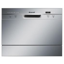 Lavavajillas de libre instalación BRANDT DFC6519S - 6 cubiertos - Ancho 55 cm - Clase A + - 49dB - A + - Blanco Precio: 341.50000005. SKU: B19M8RP59M