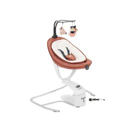 Babymoov Swoon Motion Columpio eléctrico para bebés, asiento de 360 °, terracota