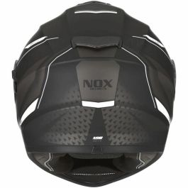 Casco Integral Nox N918 Meta Negro/Blanco