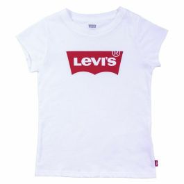 Camiseta de Manga Corta Infantil Levi's Batwing B Blanco