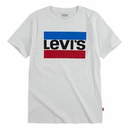 Camiseta de Manga Corta Niño Levi's Sportswear Logo Blanco