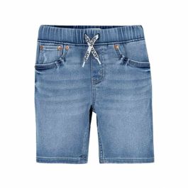 Pantalones Cortos Infantiles Levi's Skinny Dobby Azul Acero Precio: 29.49999965. SKU: S64141926