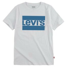 Camiseta de Manga Corta Infantil Levi's Sportswear Logo Blue Blanco