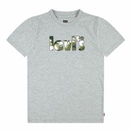 Camiseta Levi's Camo Poster Logo Gray Gris
