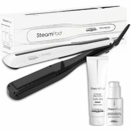 Pack Steampod 3.0 - L'Oréal Professionnel - UFR10011 - Plancha de vapor profesional 2 en 1 - Suero - Tratamiento activado por vapor - Blanco