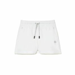 Pantalones Cortos Deportivos para Mujer Lacoste Two-Ply Cotton Blanco Precio: 78.99000032. SKU: S64110850