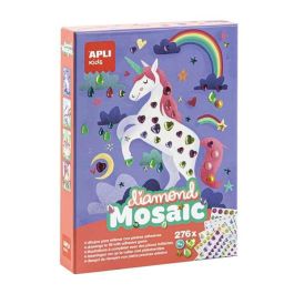 Juego mosaico diamantes con 4 láminas y 276 diamantes de diferentes formas y colores Precio: 16.881073. SKU: B19V3JQGZP